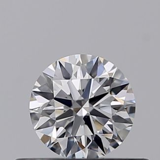 0.31 Carat Round D VVS2 EX GIA Natural Diamond