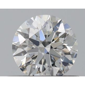 0.5 Carat Round F VS2 EX GIA Natural Diamond