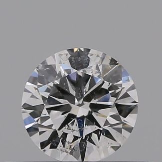 0.30 Carat Round D I1 GD VG GIA Natural Diamond