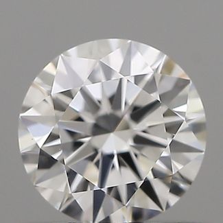 0.53 Carat Round D VS1 EX GIA Natural Diamond