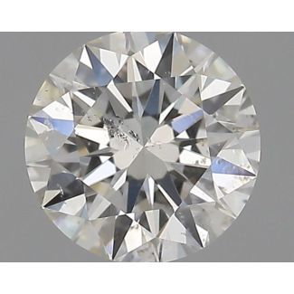 0.5 Carat Round H SI2 EX GIA Natural Diamond