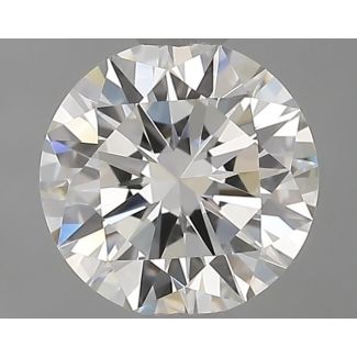 0.59 Carat Round G VVS1 EX VG IGI Natural Diamond