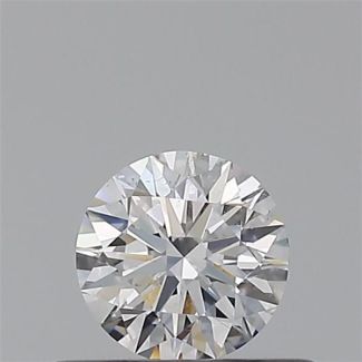 0.32 Carat Round D SI1 EX VG GIA Natural Diamond