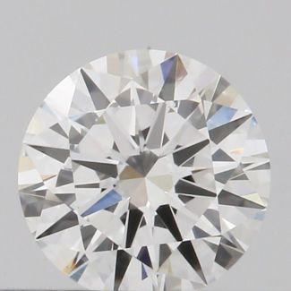 0.35 Carat Round F VVS2 EX GIA Natural Diamond