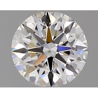 1.03 Carat Round G SI1 EX GIA Natural Diamond