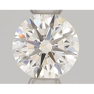 0.32 Carat Round H SI1 EX GIA Natural Diamond