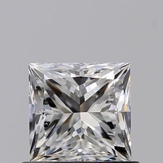 0.70 Carat Princess E VS2 - EX VG GIA Natural Diamond