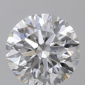 0.62 Carat Round E SI2 VG EX GIA Natural Diamond