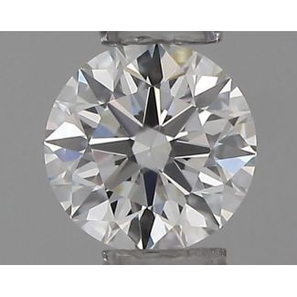 0.18 Carat Round G VVS2 EX VG GIA Natural Diamond