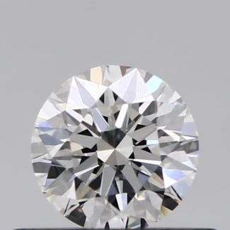 0.30 Carat Round H VVS2 EX VG GIA Natural Diamond