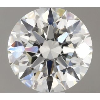 0.9 Carat Round H IF EX GIA Natural Diamond