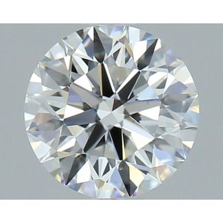 0.84 Carat Round F VS2 EX GIA Natural Diamond