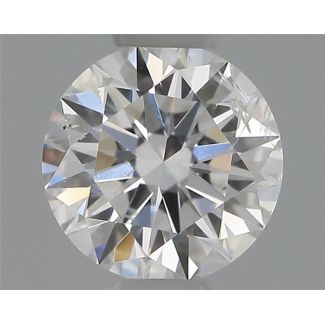 0.35 Carat Round E SI2 EX VG GIA Natural Diamond