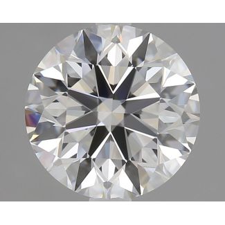 2.03 Carat Round H VVS2 EX GIA Natural Diamond