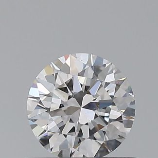 0.5 Carat Round E SI1 EX GIA Natural Diamond