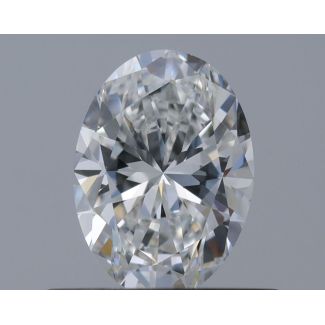 0.5 Carat Oval E VS1 - EX VG GIA Natural Diamond