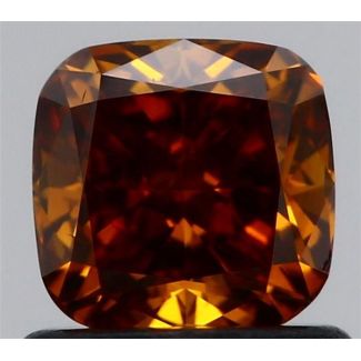 0.84 Carat Cushion Modified Fancy Deep Brown SI1 - VG GD GIA Natural Diamond