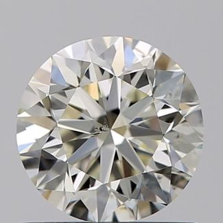 0.80 Carat Round K SI2 VG EX GIA Natural Diamond