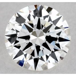 0.5 Carat Round F VVS1 EX GIA Natural Diamond