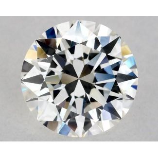 0.6 Carat Round H VS1 EX GIA Natural Diamond