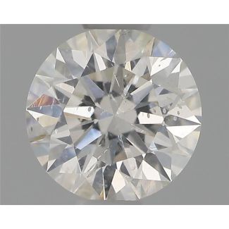 0.51 Carat Round H SI2 EX VG GIA Natural Diamond