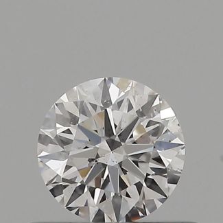 0.4 Carat Round D SI1 VG EX GIA Natural Diamond