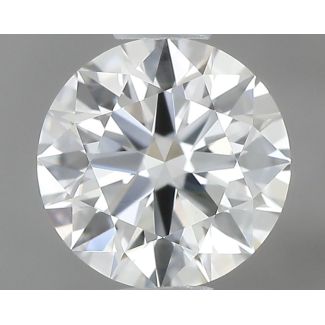 0.46 Carat Round I VVS2 EX GIA Natural Diamond