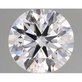 0.5 Carat Round D VVS1 EX VG GIA Natural Diamond