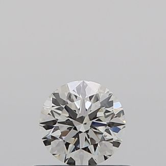 0.40 Carat Round I SI1 EX GIA Natural Diamond