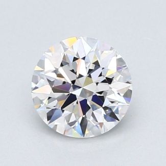 0.8 Carat Round D VVS2 EX GIA Natural Diamond