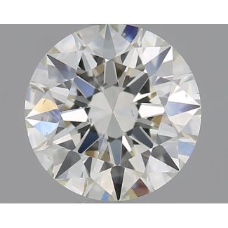 1.02 Carat Round H VS2 EX IGI Natural Diamond