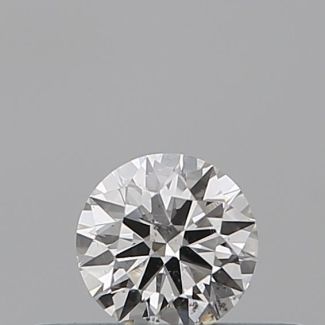 0.19 Carat Round E SI1 EX VG GIA Natural Diamond