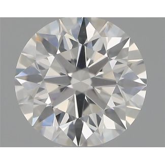 0.52 Carat Round H SI1 EX GIA Natural Diamond