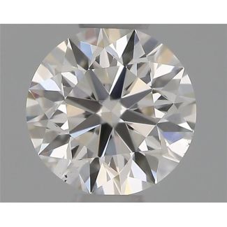 0.40 Carat Round H VS1 EX GIA Natural Diamond