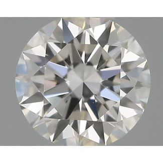 0.31 Carat Round H VS1 EX VG IGI Natural Diamond