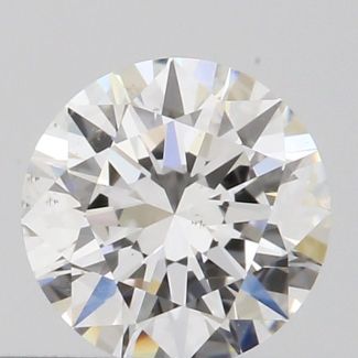 0.4 Carat Round F SI1 EX GIA Natural Diamond