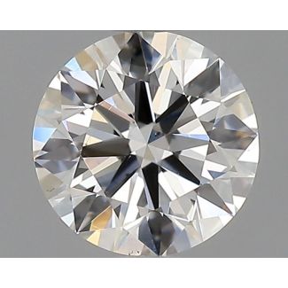 0.5 Carat Round G SI1 EX VG GIA Natural Diamond