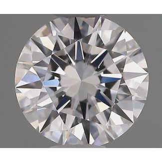 0.6 Carat Round D VS1 EX GIA Natural Diamond