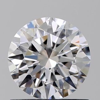 0.70 Carat Round D SI1 EX VG GIA Natural Diamond