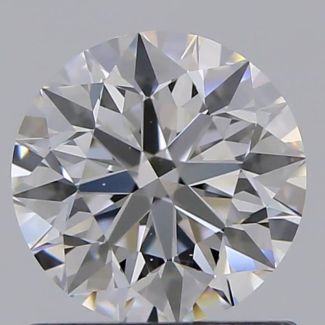 0.82 Carat Round F VVS2 EX GIA Natural Diamond