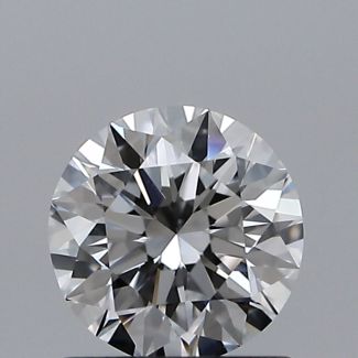 0.80 Carat Round D VS2 EX VG GIA Natural Diamond