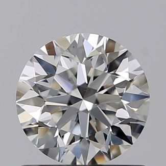 0.80 Carat Round F VS2 VG EX GIA Natural Diamond