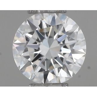 0.23 Carat Round F VVS1 EX GIA Natural Diamond