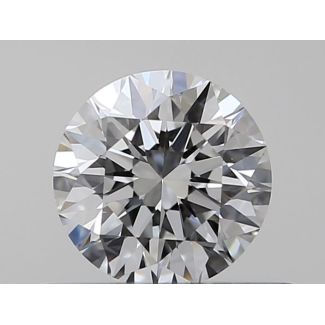 0.35 Carat Round H VVS2 EX GIA Natural Diamond