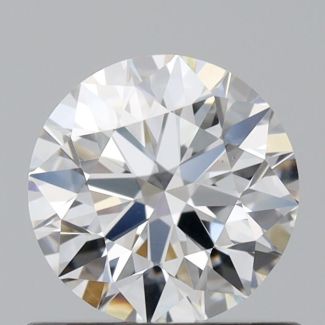 0.6 Carat Round F VS1 EX GIA Natural Diamond