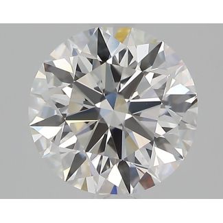 1.5 Carat Round D VS1 EX GIA Natural Diamond