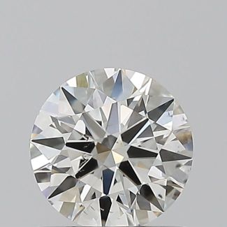 0.62 Carat Round H SI1 EX GIA Natural Diamond