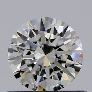 0.50 Carat Round J VS1 VG EX GIA Natural Diamond