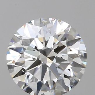 0.4 Carat Round H VS2 EX GIA Natural Diamond