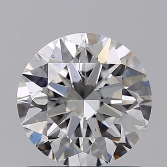 0.90 Carat Round D SI1 EX GIA Natural Diamond